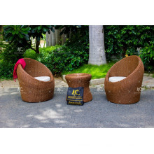 Hervorragendes Design Poly Rattan Kaffee Set Für Outdoor Garten aus Vietnam